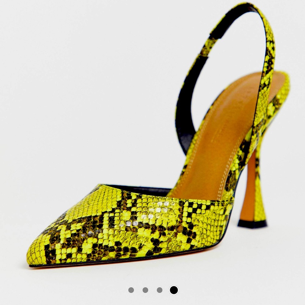Snakeskin heels